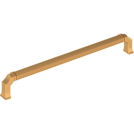 Signature Hardware Inigo 10-1/16 Inch Center to Center Handle Cabinet Pull Brushed Gold