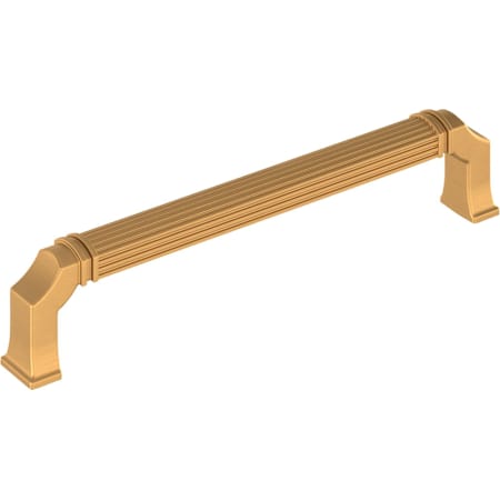 Signature Hardware Inigo 6-5/16 Inch Center to Center Handle Cabinet Pull Brushed Gold