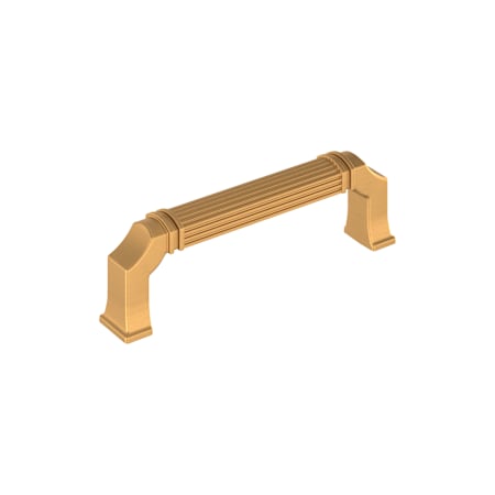 Signature Hardware Inigo 3-3/4 Inch Center to Center Handle Cabinet Pull Brushed Gold