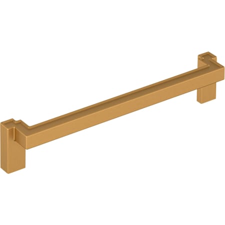 Signature Hardware Matilde 7-9/16 Inch Center to Center Drop Cabinet Pull Brushed Gold