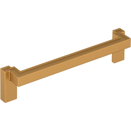 Signature Hardware Matilde 6-5/16 Inch Center to Center Drop Cabinet Pull Brushed Gold