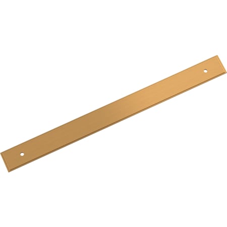 Signature Hardware 10-1/16 Inch Center to Center Cabinet Pull Backplate Brushed Gold