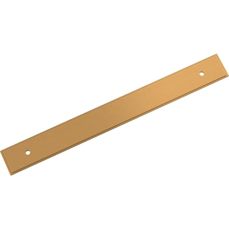 Signature Hardware 7-9/16 Inch Center to Center Cabinet Pull Backplate Brushed Gold