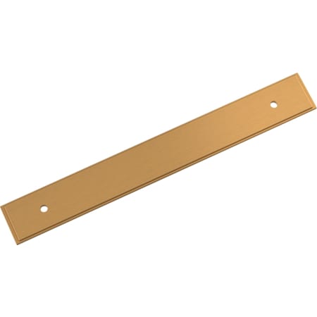 Signature Hardware 6-5/16 Inch Center to Center Cabinet Pull Backplate Brushed Gold