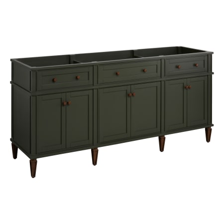 Signature Hardware Elmdale 72" Freestanding Mahogany Double Basin Vanity Cabinet - Cabinet Only - Less Vanity Top