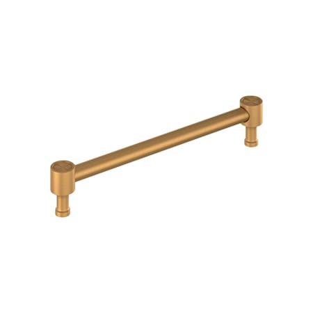 Signature Hardware Orwell 7-9/16 Inch Center to Center Handle Cabinet Pull Brushed Gold