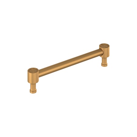 Signature Hardware Orwell 6-5/16 Inch Center to Center Handle Cabinet Pull Brushed Gold