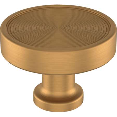 Signature Hardware Orwell 1-3/4 Inch Mushroom Cabinet Knob Brushed Gold