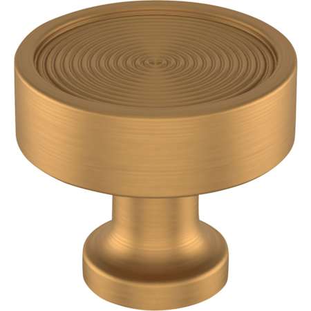 Signature Hardware Orwell 1-1/4 Inch Mushroom Cabinet Knob Brushed Gold