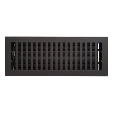Signature Hardware Modern Steel Floor/Wall Register - 4" x 10" Matte Black