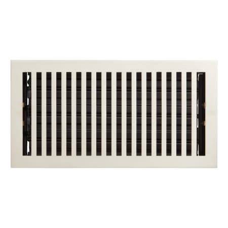 Signature Hardware Modern Steel Oversized Floor Register - 6" x 14" Brushed Nickel