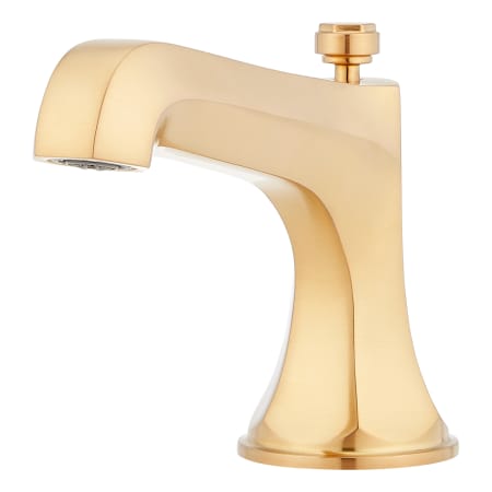Signature Hardware Elita Widespread Faucet - Less Handles Brushed Gold