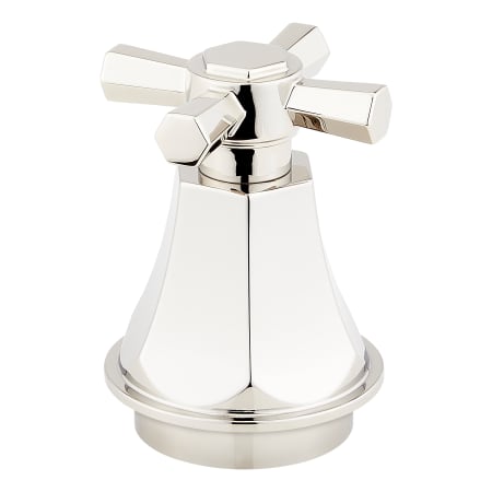 Signature Hardware Cross Handle for Elita Pressure Balance Trim Polished Nickel