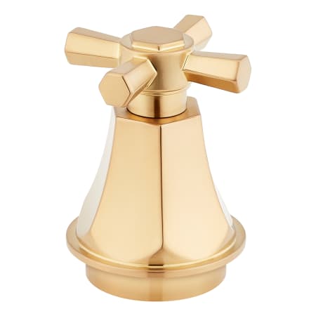 Signature Hardware Cross Handle for Elita Pressure Balance Trim Brushed Gold