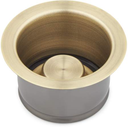 Signature Hardware Deep Drain and Standard Flange Set Aged Brass