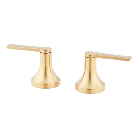 Signature Hardware Lentz Lever Roman Tub Faucet Handles Brushed Gold