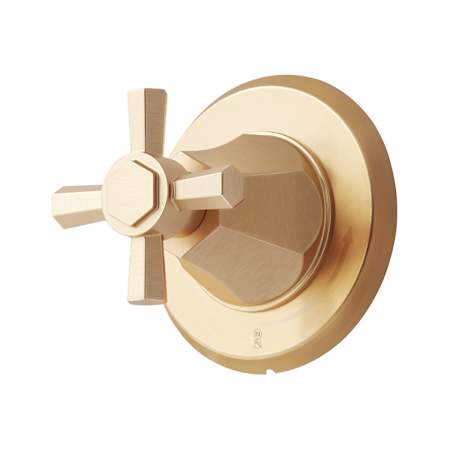 Signature Hardware Elita Single Handle Volume Control Valve Trim - Less Handle and Valve Brushed Gold