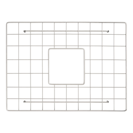 Signature Hardware Derin 19-11/16" L x 14-1/2" W Stainless Steel Basin Rack Stainless Steel