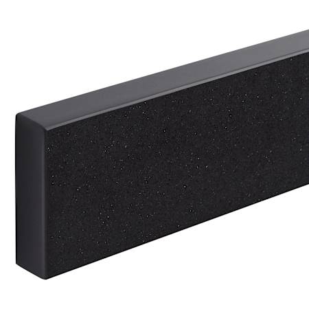 Signature Hardware 25" 3cm Quartz Vanity Backsplash Carbon Black