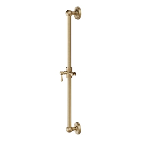 Signature Hardware 30" Traditional Hand Shower Slide Bar Aged Brass