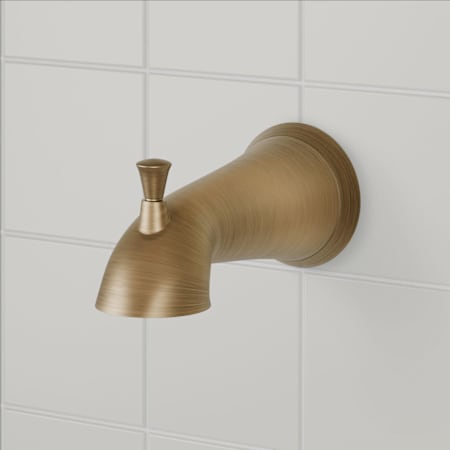 Signature Hardware FundamentALL 6-5/8" Diverter Tub Spout Aged Brass