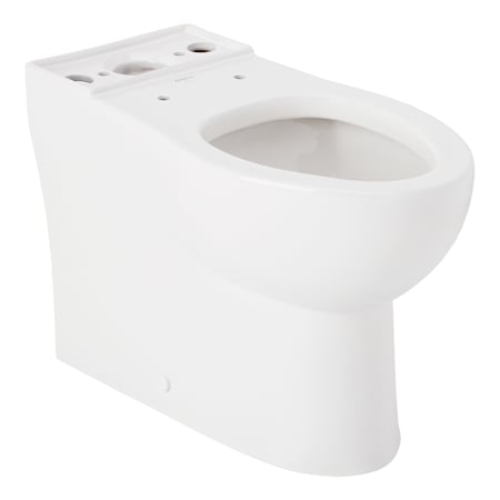 Signature Hardware Lavrik Elongated Skirted Toilet Bowl - Bowl Only White
