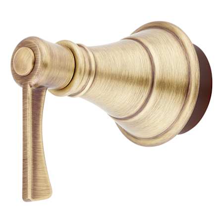 Signature Hardware Lever Handle for Marceau Pressure Balance Shower Trim Aged Brass