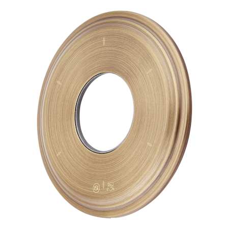 Signature Hardware Marceau In-Wall 6 Function Diverter Valve Trim Only - Less Handle and Rough-In Valve Aged Brass