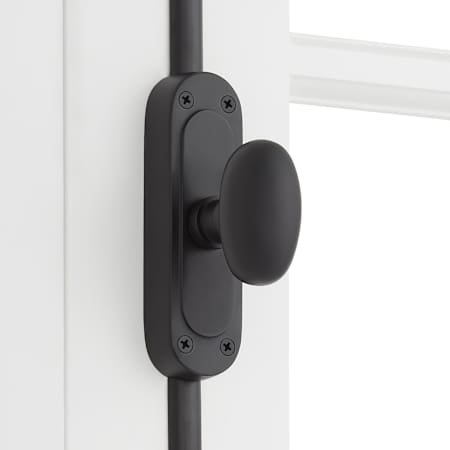 Signature Hardware Odette 72 Inch Tall Window Cremone Security Bolt Matte Black