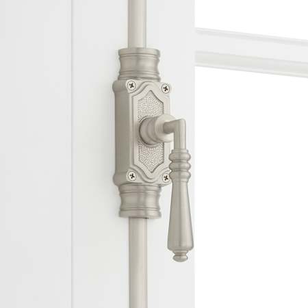 Signature Hardware Romlain 2 Inch Tall Cabinet Cremone Security Bolt Brushed Nickel