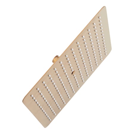 Signature Hardware Modern 2.5 GPM 12" Single Function Rain Shower Head Brushed Gold