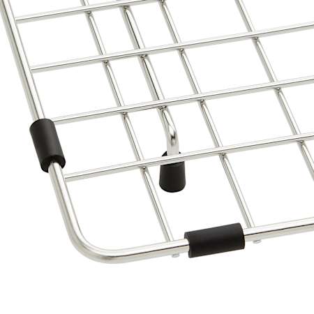 Signature Hardware 16-1/2" L x 13-3/8" W Metal Basin Rack Stainless Steel