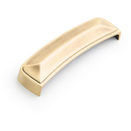 Signature Hardware Bresnick Brass 6 Inch Center to Center Cup Cabinet Pull Antique Brass