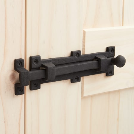 Black Powder Coat Finish Application View