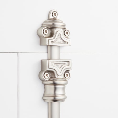 Signature Hardware-942152-Brushed Nickel-Lock Detail