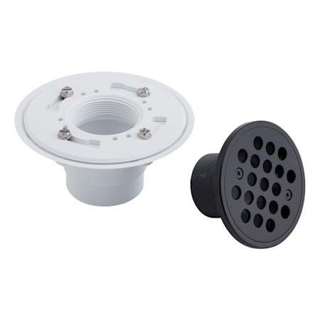 Signature Hardware Menlo 446698: Scarico Doccia Quadrato In Nichel Lucido, Con Altezza Regolabile - 5