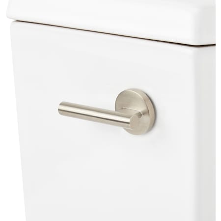 Signature Hardware Modern Side Flush Toilet Tank Handle Brushed Nickel