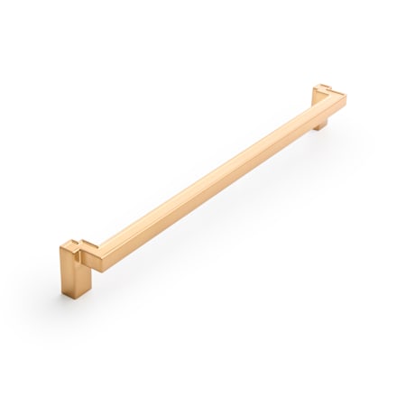 Signature Hardware Matilde 10-1/16 Inch Center to Center Handle Cabinet Pull Brushed Gold