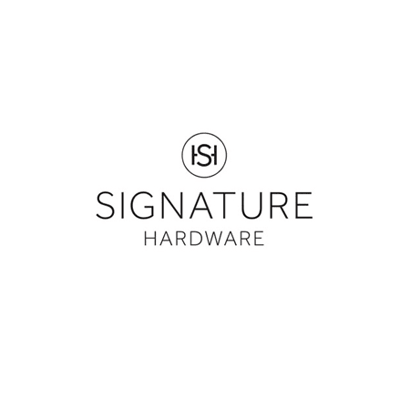 Signature Hardware Vilamonte 7-7/8" Wall Mounted Shower Arm Polished Nickel