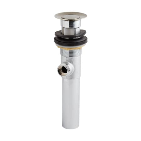 Signature Hardware Pop-Up Drain with Plated Parts - 2-1/4" Flange, 1-1/4" Pipe Brushed Nickel