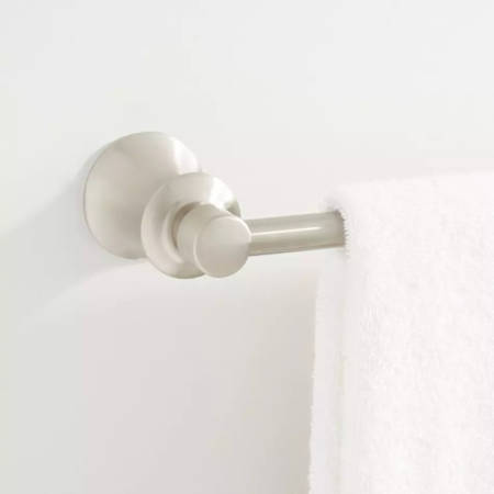 Signature Hardware Pendleton 18" Towel Bar Brushed Nickel