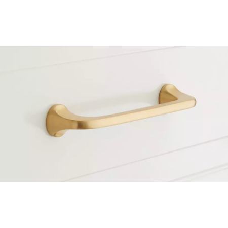 Signature Hardware Amarilla 8" Solid Brass Cabinet Pull Satin Brass