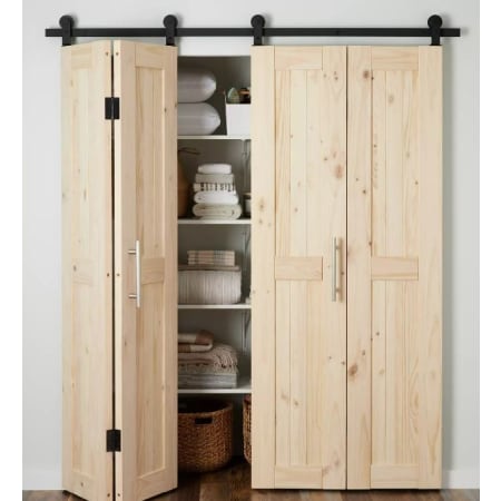 Signature Hardware Polson Bi-Fold Barn Door - Two Doors Hardware Included N/A