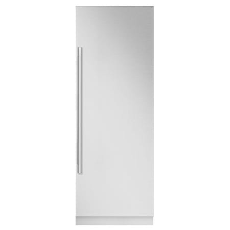 Signature Kitchen Suite 30 Inch Wide 18 Cu. Ft. Energy Star Certified Panel Ready Column Refrigerator with Internal Water Dispenser and Soft Close Drawer Panel Ready