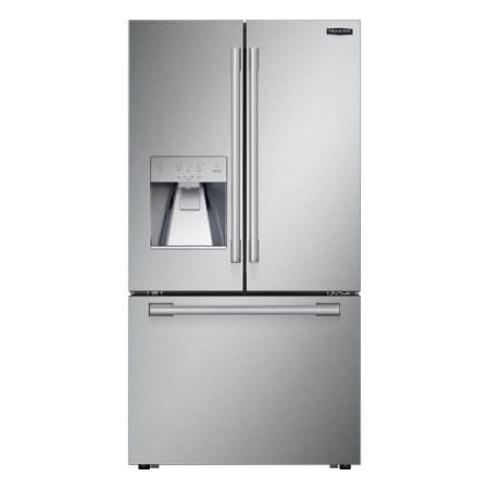 Signature Kitchen Suite 36 Inch Wide 120 Volt 25.5 Cu. Ft. Energy Star Certified French Door Refrigerator with External Water Dispenser Stainless Steel