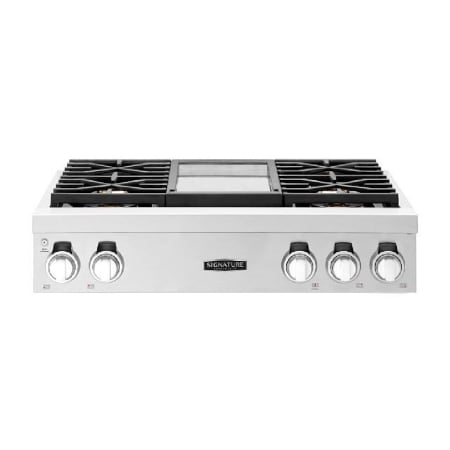 Signature Kitchen Suite 36 Inch Wide 2 Burner Liquid Propane / Natural Gas Rangetop with Sealed Burners and Front Mounted Controls Stainless Steel