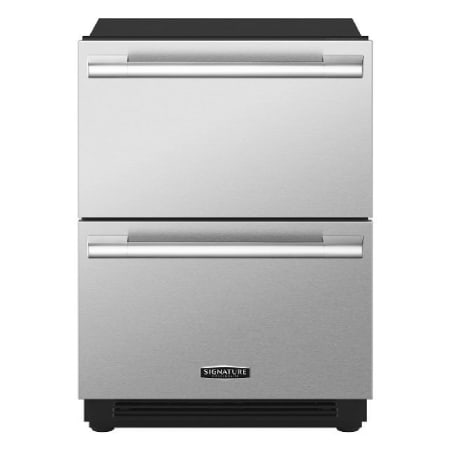 Signature Kitchen Suite 24 Inch Wide 120 Volt 3.4 Cu. Ft. Energy Star Certified Panel Ready Refrigerator Drawer with LED Lights Panel Ready