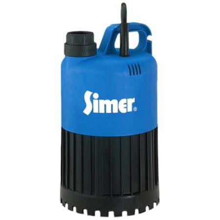 Simer Geyser 50 GPM (1-1/4") Thermoplastic Stainless Steel Submersible Utility Pump N/A