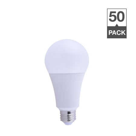Simply Conserve Pack of (50) 13 Watt White Dimmable A19 Medium (E26) LED Bulbs N/A