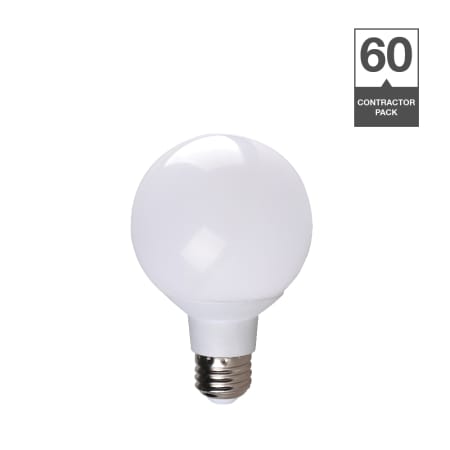 Simply Conserve Contractor Pack of (60) 6 Watt Soft White Dimmable G25 Medium (E26) LED Bulbs N/A